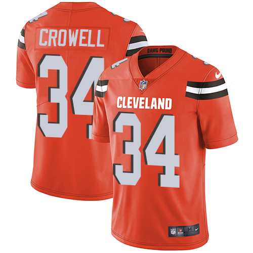 Nike Cleveland Browns #34 Isaiah Crowell Orange Alternate NFL Vapor Untouchable Limited Jersey,We sell and wholesale Nike Cleveland Browns #34 Isaiah Crowell Orange Alternate NFL Vapor Untouchable Limited Jersey on line form chian!